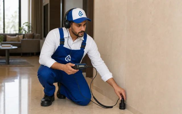water leak detection in riyadh locating a hidden pipe leak
